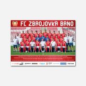 Plakát A-týmu Zbrojovka 2023/24 A4