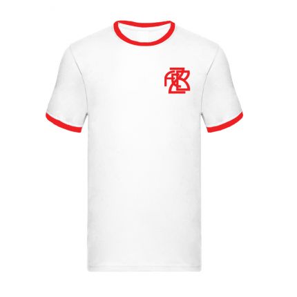 Tričko propletené logo bílé