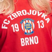 Tričko Zbrojovka Brno s logem červené dámské