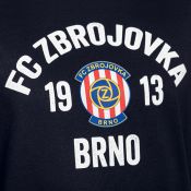 Tričko Zbrojovka Brno s logem černé dětské