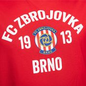 Tričko Zbrojovka Brno s logem červené dětské